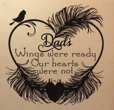 Dads Wings Were Ready -(Studio file) Memory, Bereavement, Vinyl rec commercial use