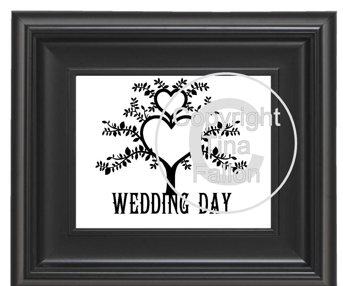 Wedding Tree Papercut No 2