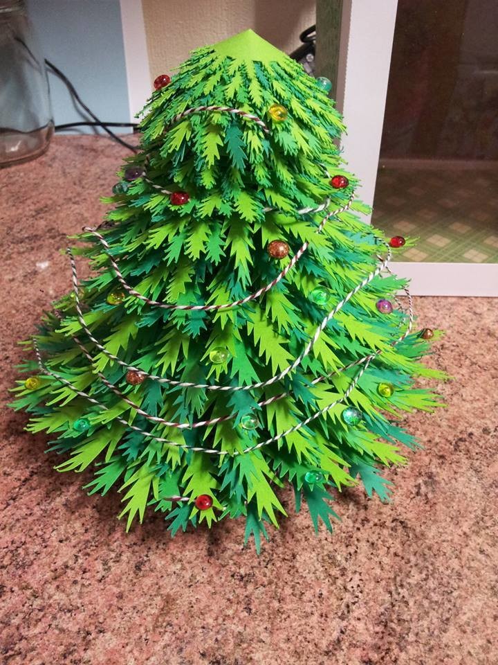 Create your Own 3d Christmas Tree with box