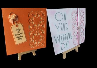 Hearts & Romance Square card no 1 great for wedding stationery, anniversaries, engagement etc