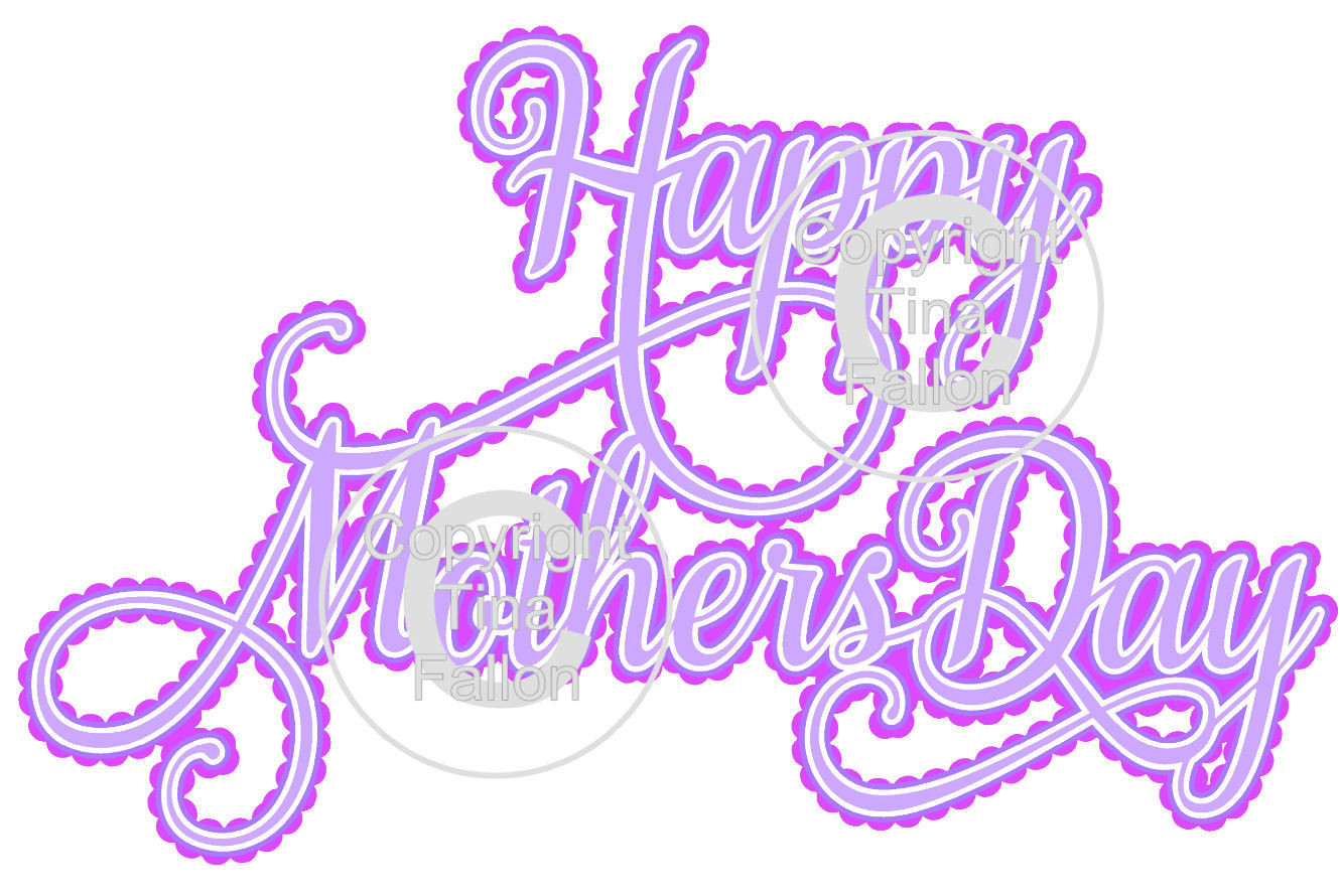 Happy Mothers Day Decorative 4 Layered Topper