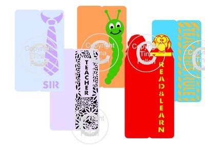 Teacher Bookmarks set of 5