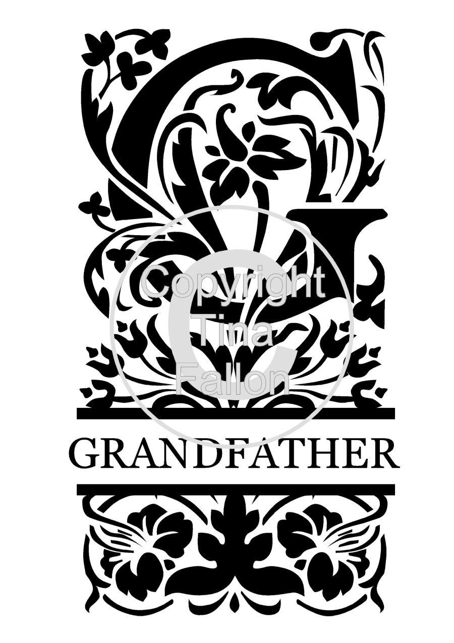 Split Letters - Grandfather