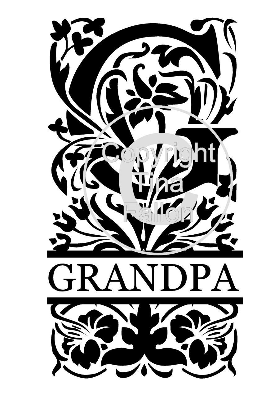 Split Letters - Grandpa