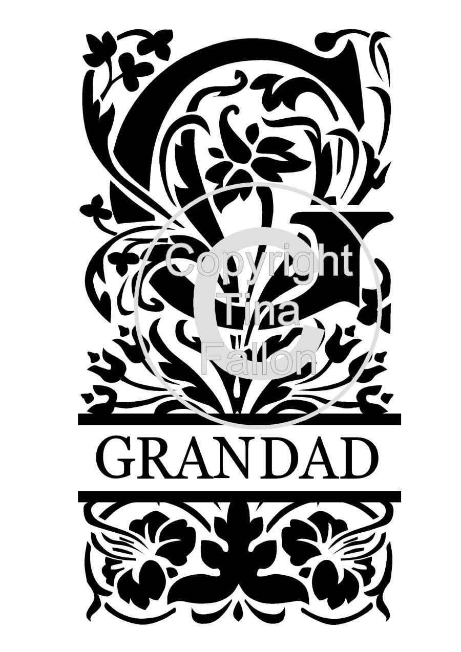 Split Letters - Grandad