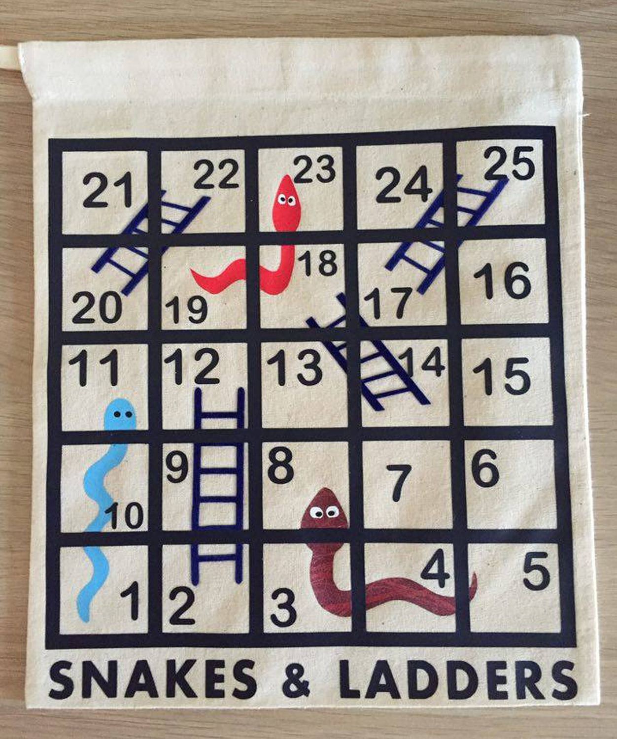 Snakes and Ladders -childs bag game HTV Vinyl file