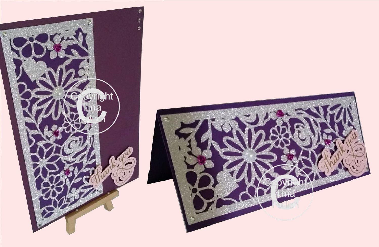 Floral Slim Panel Card Topper