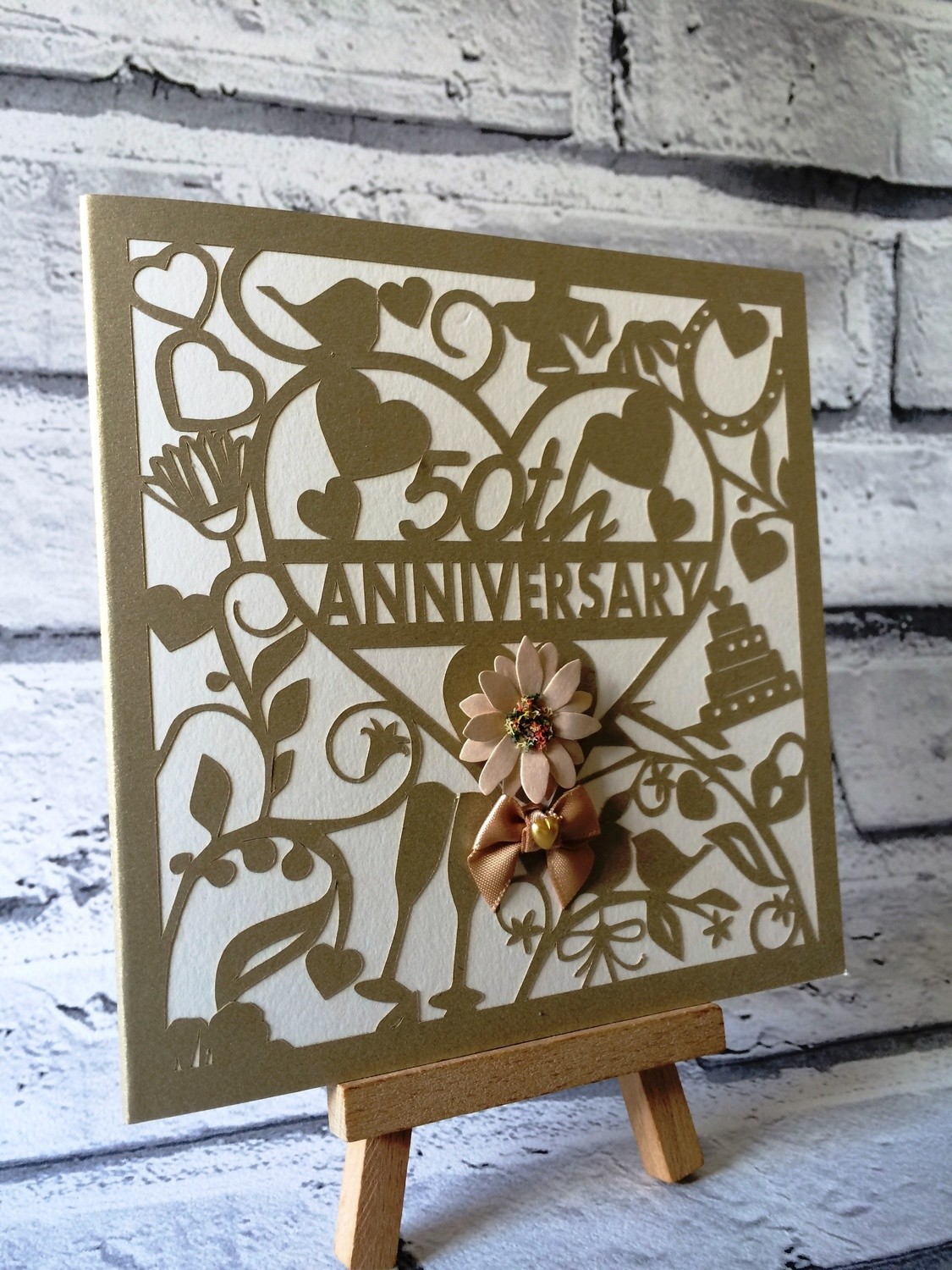 Download 50th Golden Wedding Anniversary Card