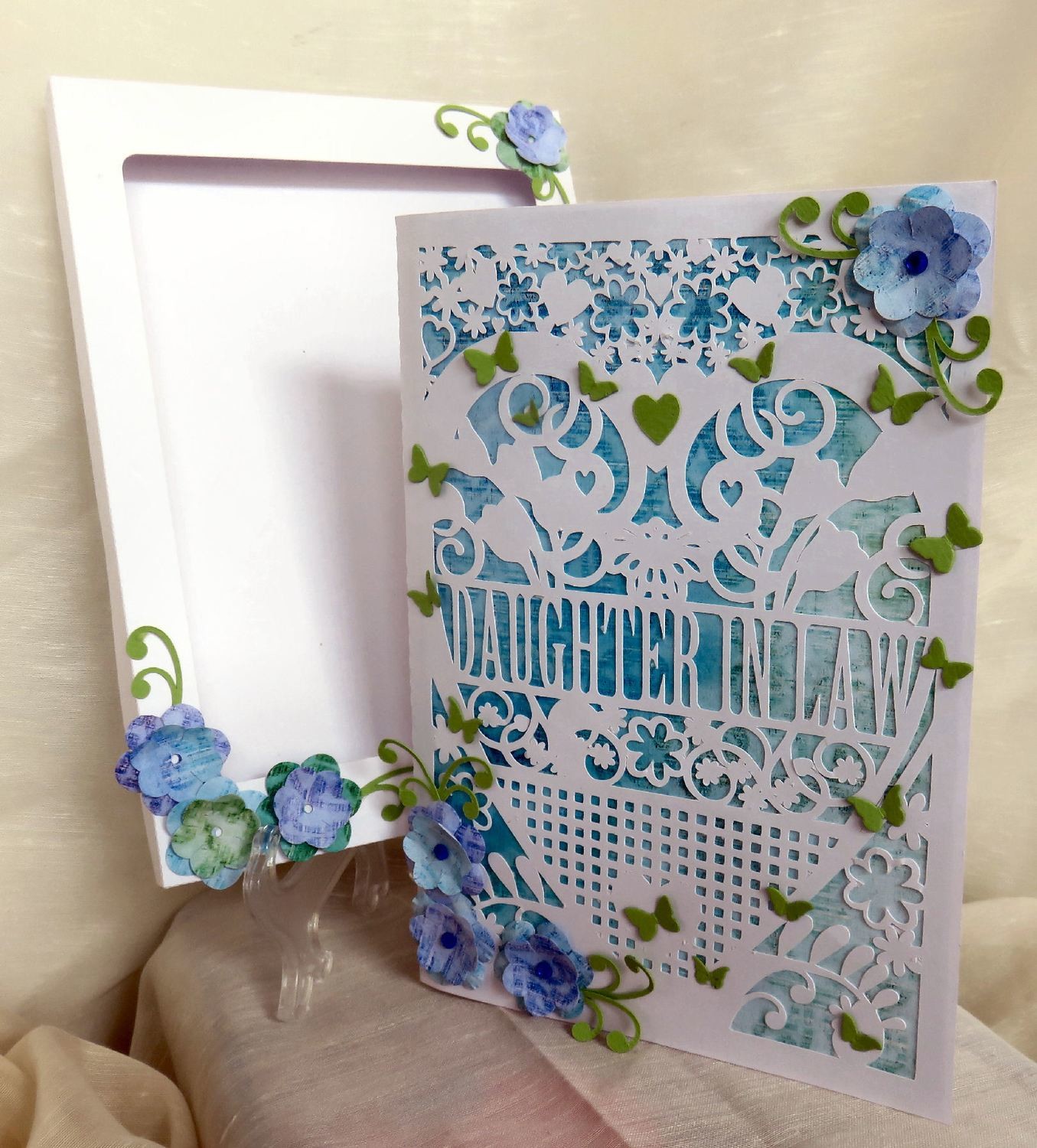 Daughter In Law Birthday Card (with box) beautiful cutout design