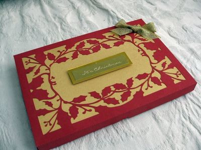 Gift Box Holly . Come with 2 lid choices