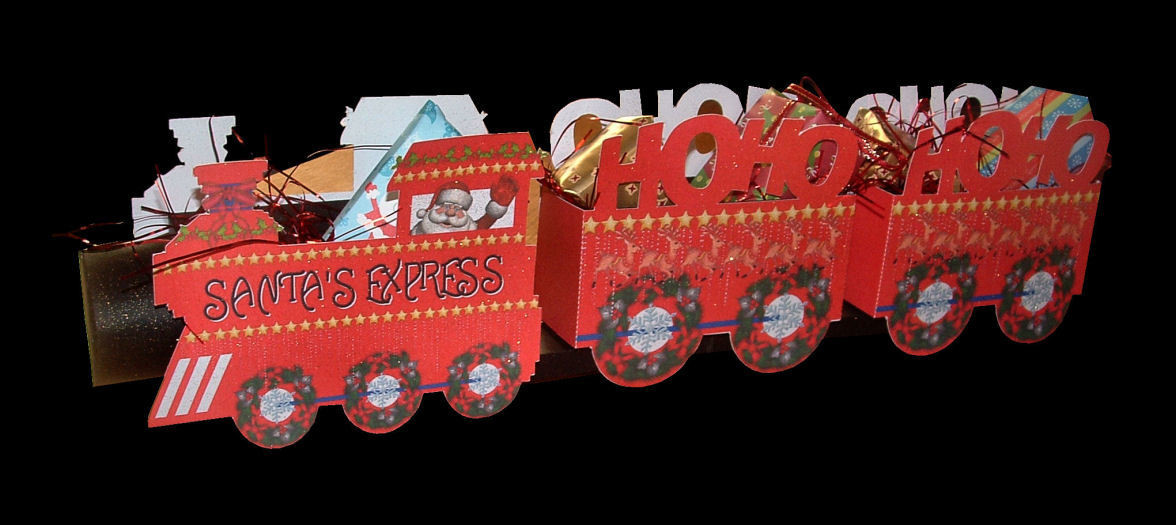 Santa's Express model train Print n Cut