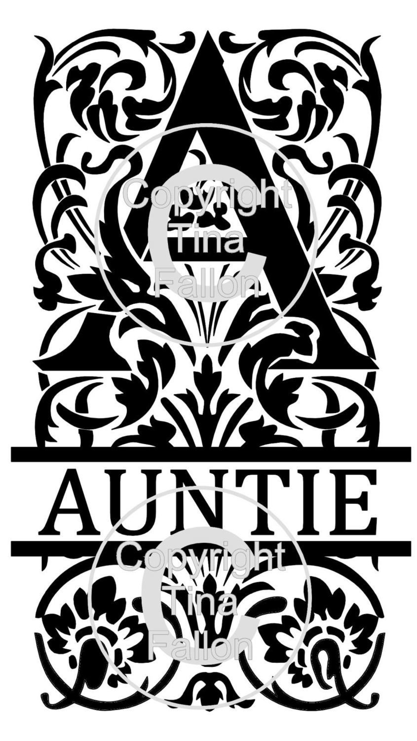 Split Letters - Auntie