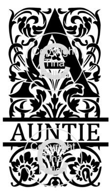 Split Letters - Auntie