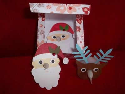 Reindeer and Santa LED Tealight decorations