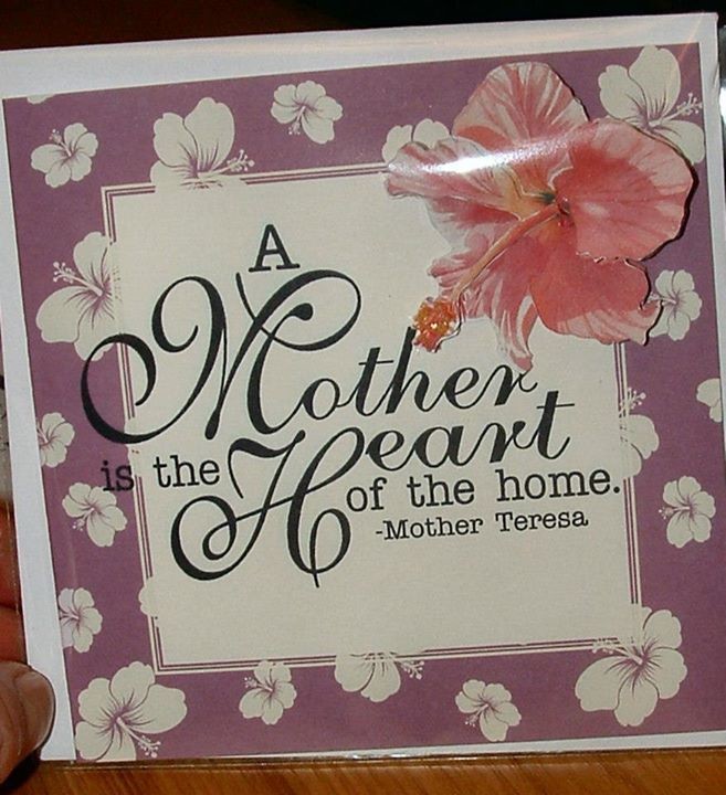 Mothers card no 11 Print n Cut includes card and insert