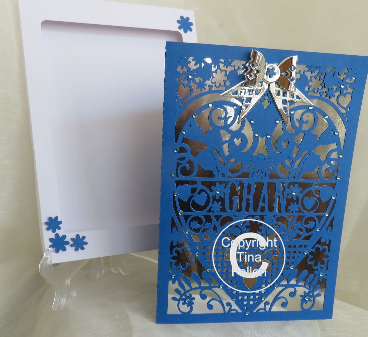 GRAN Birthday Card (with box) beautiful cutout design