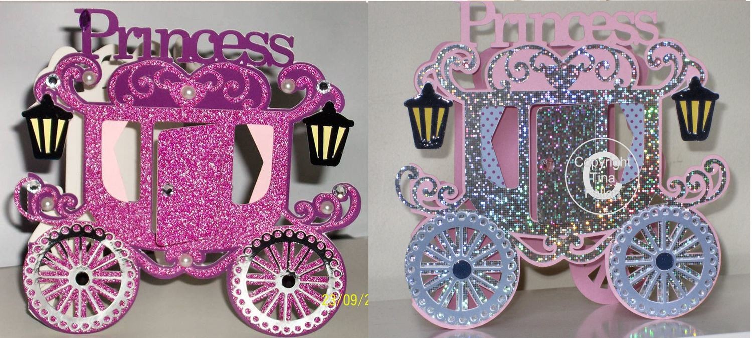 Princess Carriage Card Template