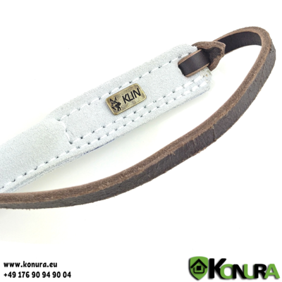 Peitsche aus Chromleder mit weichen Handgriff Klin Kassel