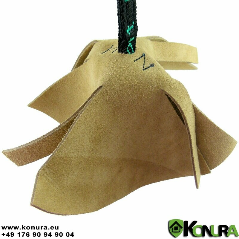 Тряпка из мягкой кожи с демпфером и длинной ручкой Klin Kassel