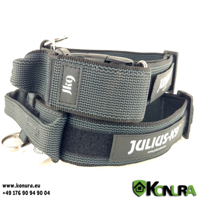 Halsband Kunststoff mit Haltegriff und Klettverschluss Julius-K9