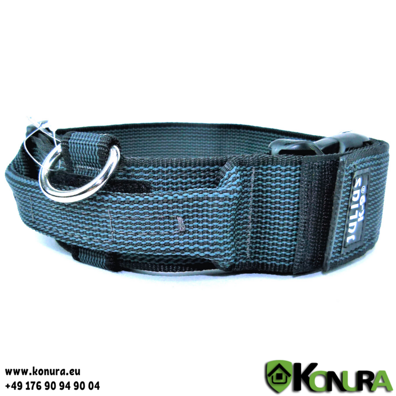 Halsband Kunststoff mit Haltegriff und Klettverschluss Julius-K9