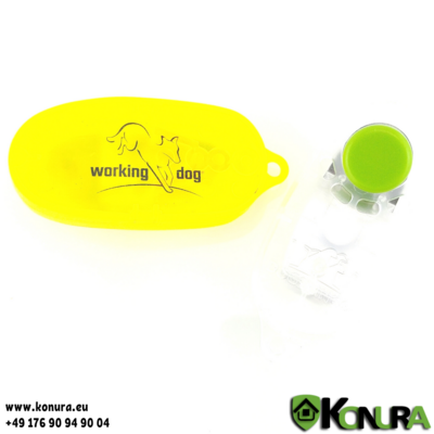 Buttonclicker mit WorkingDog-Logo Dogsline