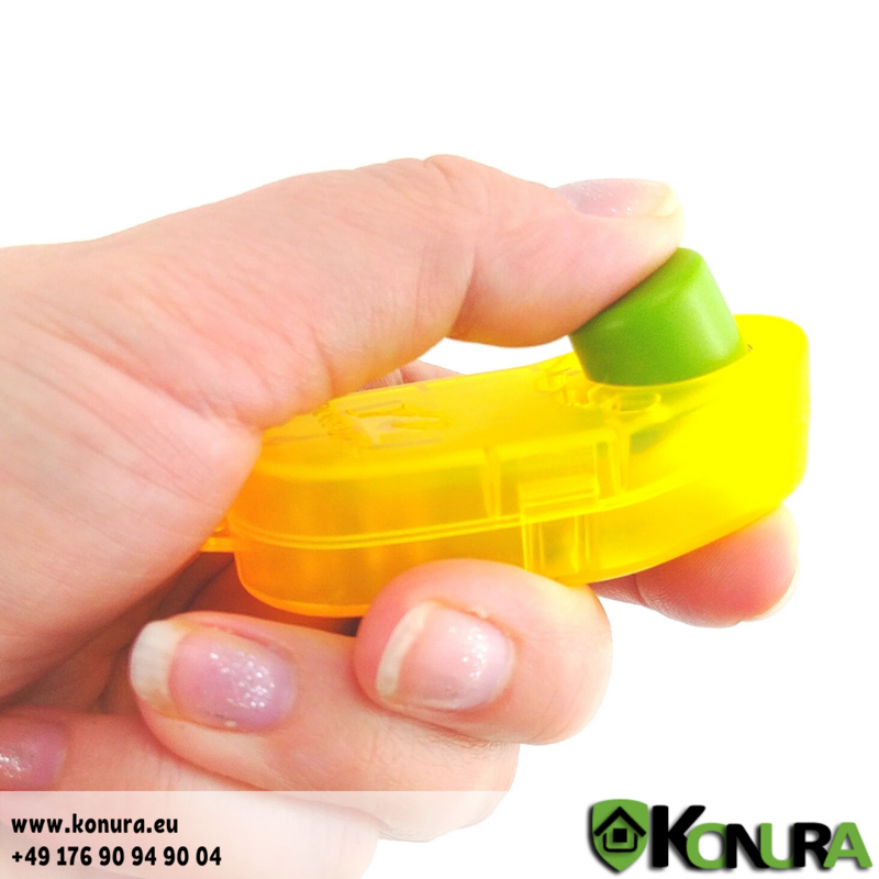 Buttonclicker mit WorkingDog-Logo Dogsline