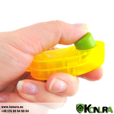 Buttonclicker mit WorkingDog-Logo Dogsline