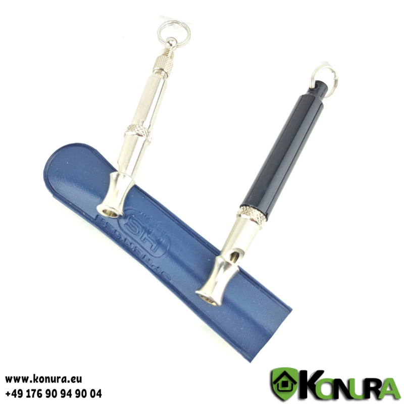 Lautlose Trainingspfeife mit Kunstoff-Etui Sprenger