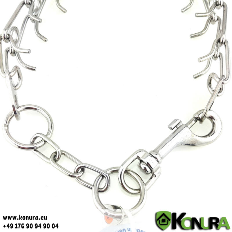 ULTRA-PLUS Collar with Snap Hook &amp; Short Chain – Sprenger