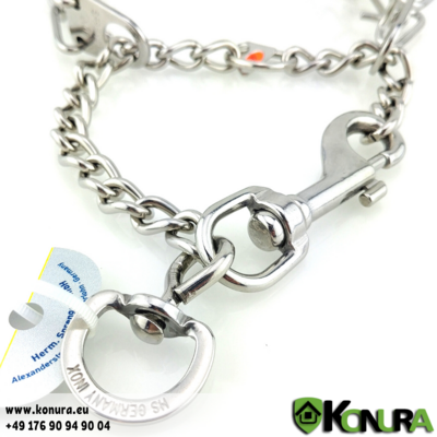Нашийник ULTRA-PLUS з ланцюгом, карабіном і вертлюгом – Sprenger