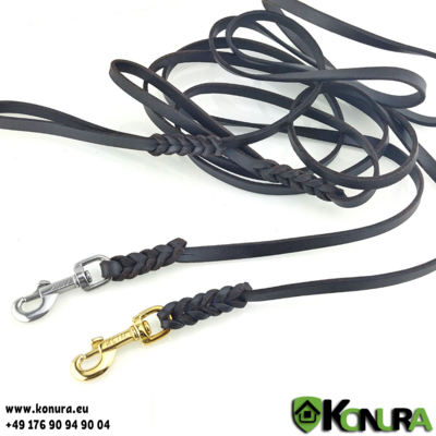 Show leash EXTRA made of leather Klin Kassel