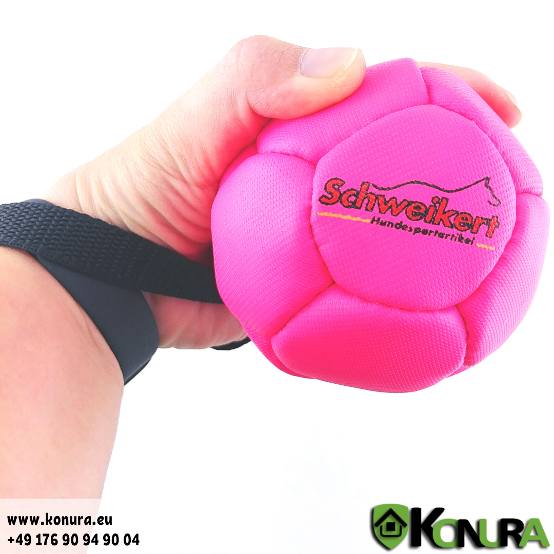 Trainingsbälle 8 cm schwimmfähig aus Kunstleder Schweikert, Farbe: pink