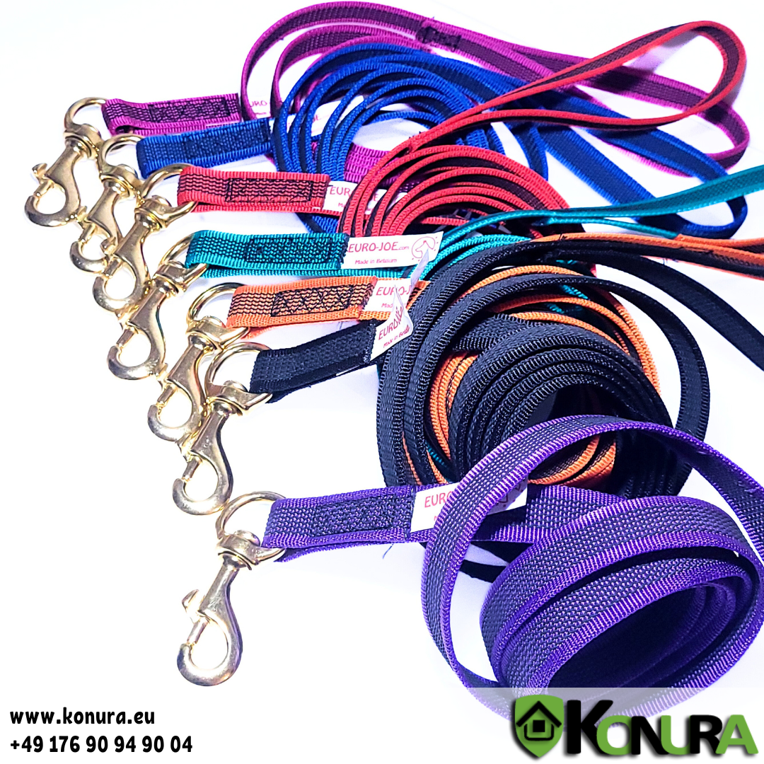 Rubberized sports leash 2 m Euro Joe