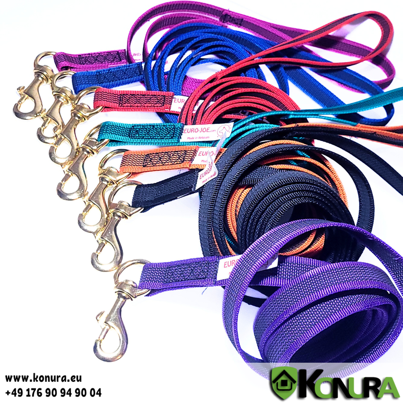 Rubberized sports leash 2 m Euro Joe