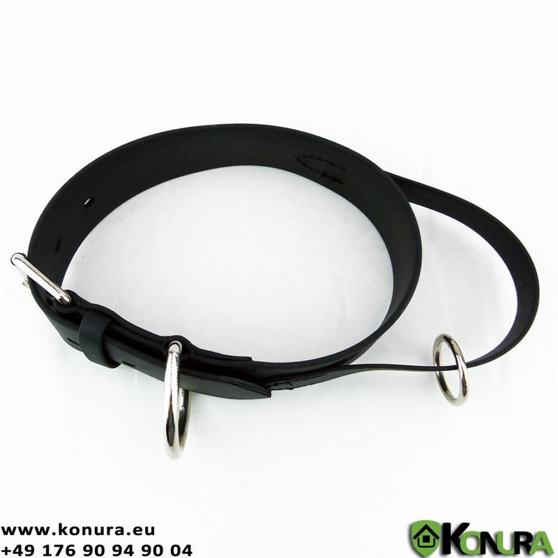 Halsband aus Biothane 50 mm breit mit klassischer Schließe (MIT oder OHNE Schlaufe) Schweikert