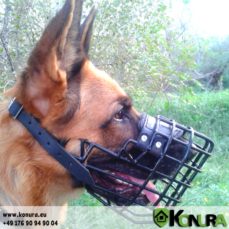 Wire muzzle ergonomic plastic-coated for service dogs - Gappay