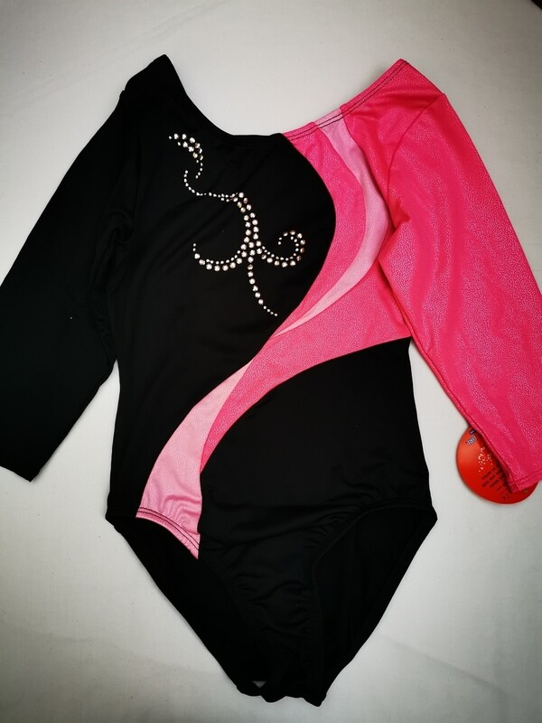 Leotard Pink Black