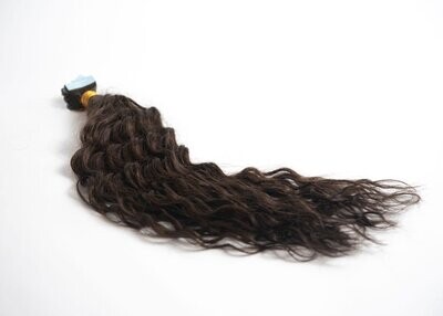 Curly tape in hair extensions