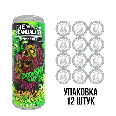 12-Pack The Scandalist Energy Drink "Doomsday Machine"