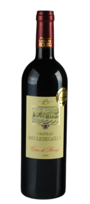 Franse rode wijn : Cotes De Bourg 2015 Château Brulesécaille