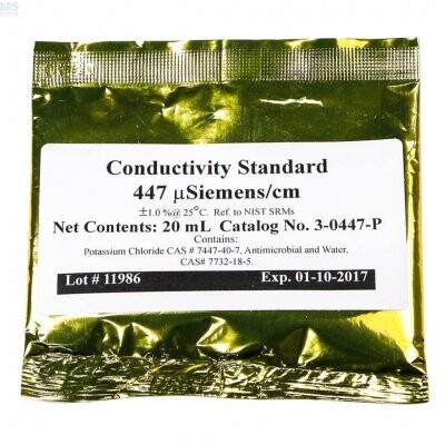 Apex Neptune Conductivity 447 liquide de calibrage