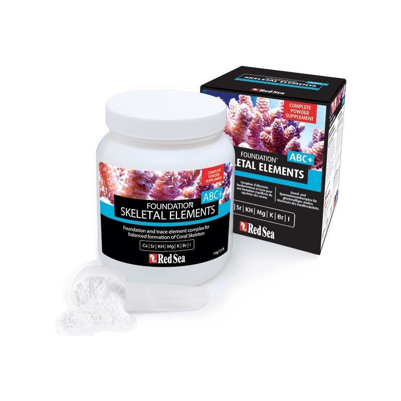 Red Sea Foundation™ Skeletal Elements (Ca/Sr/KH/Mg/K/Br/I), Taille: 1kg