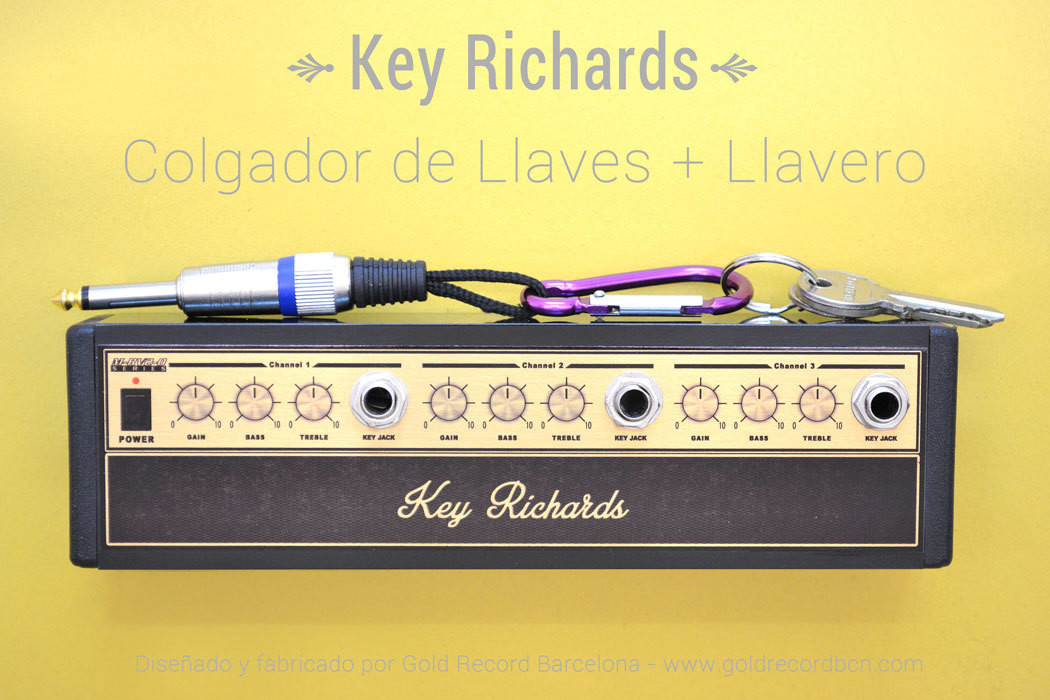 Key Richards - Colgador rack + llavero. (Aluminio)