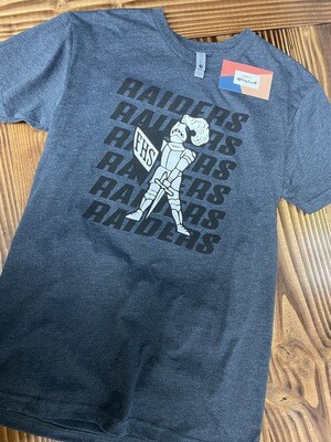 Charcoal Gray Raider Short Sleeve Charcoal Gray Raider Short Sleeve