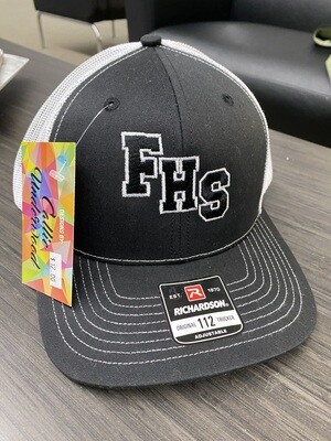 FHS Black and White Hat (Adjustable)