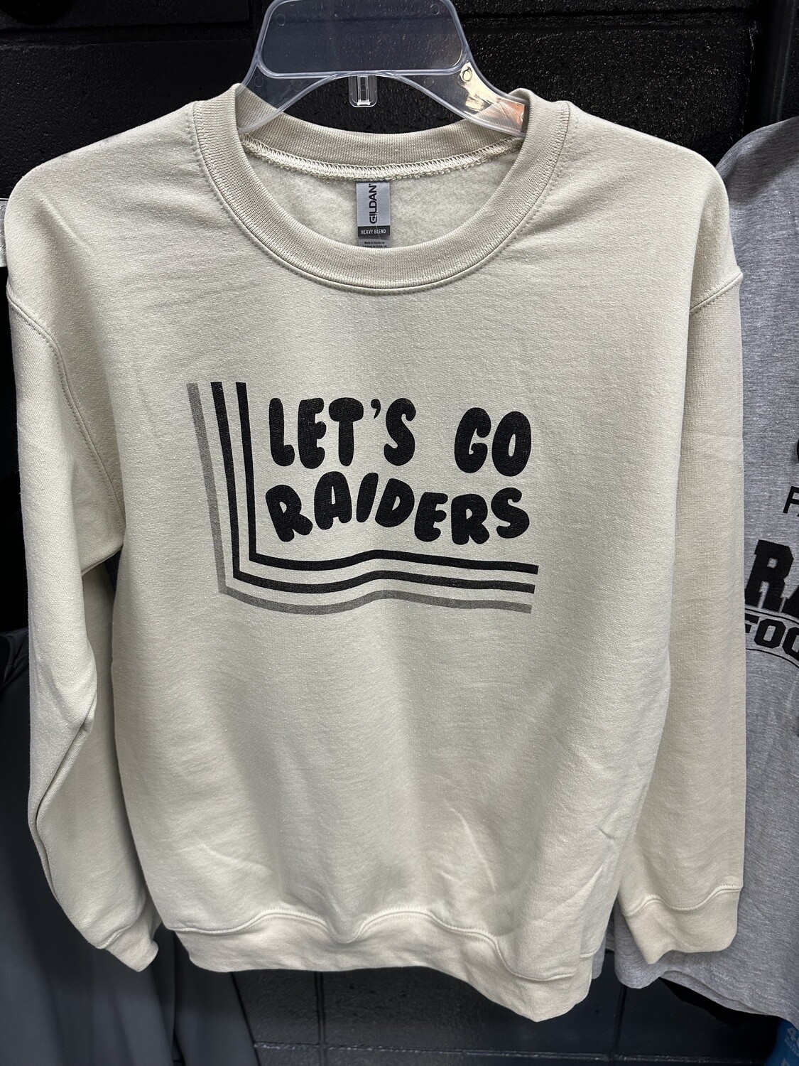 Let&#39;s Go Raiders Crewneck, Size: S