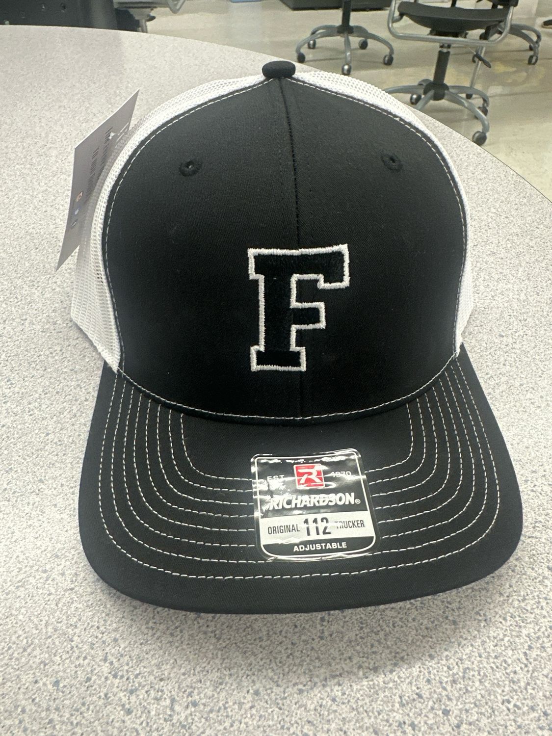 FHS Black and White Hat (Adjustable)