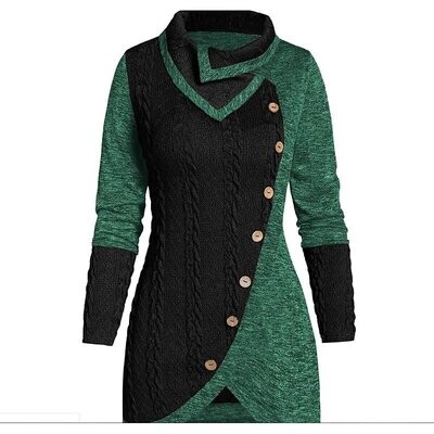 Women's Sweater Jumper Dress Short Mini