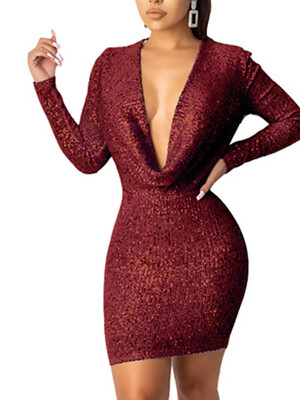 Women's Bodycon Short Mini Dress